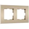 Рамка 2-постовая Werkel Slab W0022911 шампань софт