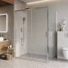 Душевой уголок Belbagno LUCE-AH-1-150/100-C-Cr профиль хром, стекло прозрачное, 150x100x195