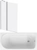 Акриловая ванна AM.PM Sense new W76A-170-070W-A 170x70 с каркасом + шторка на ванну