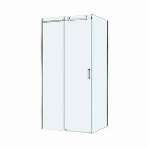 Душевой уголок BelBagno SOFT_CLOSE-2-AH-1-110/80-C-Cr профиль хром, стекло прозрачное, 110x80x200