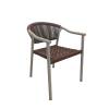 Стул Stool Group Syna AD642156-2 br+offwh коричневый бежевые ножки