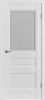 Межкомнатная дверь Владимирская Фабрика Дверей Emalex 3, остекленная, белый Ice Crystal Cloud 700x2000