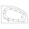 Акриловая ванна Excellent Kameleon 170x110 (правая) "LINE" (бронза) фото 2