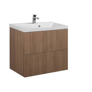 Тумба под раковину Art&Max Verona-Push AM-Verona-Push-700-2C-SO-KV Коричневый, 69.6x45x55