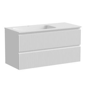 Тумба с раковиной Sancos Snob R SNR100LW 100 см, L, Bianco