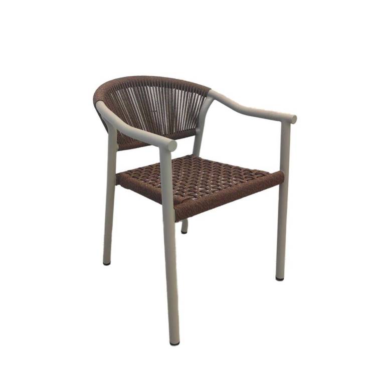 Стул Stool Group Syna AD642156-2 br+offwh коричневый бежевые ножки