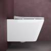 Унитаз подвесной Ceramica Nova Metric Rimless CN3007 с микролифтом, безободковый фото 6