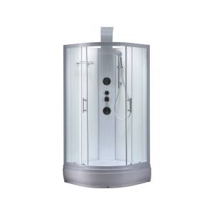 Душевая кабина Taliente TA-100CW профиль белый, стекло прозрачное, 100x100x220