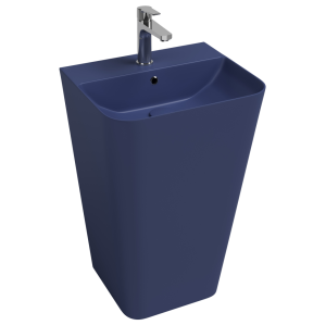 Раковина Isvea Sott'Aqua 10SQ37001SV-2Z напольная, синий матовый, 50x42