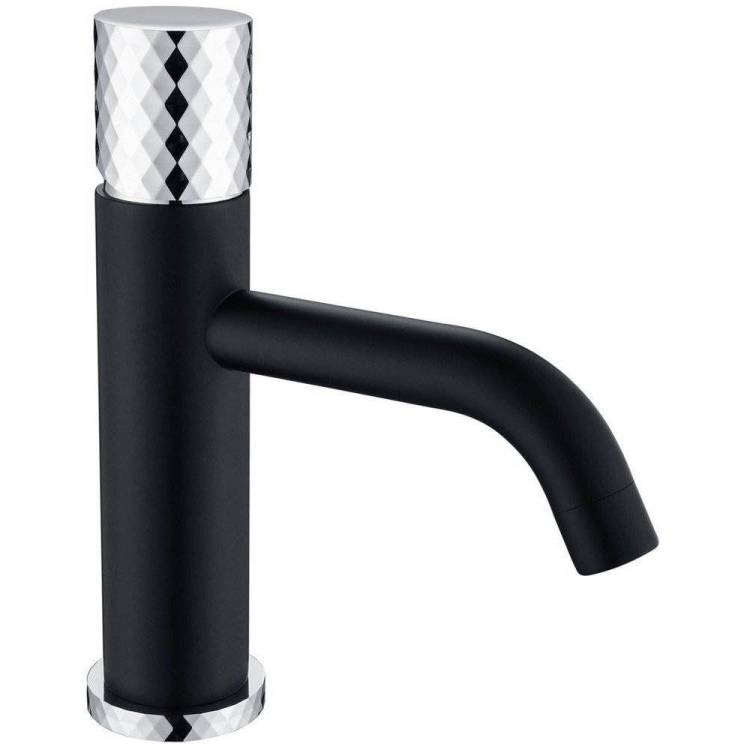Смеситель для раковины Boheme Stick 121-BCR Black Diamond Chrome