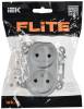 Розетка 2-местная IEK Flite FI-R20-10-1-K47 алюминий фото 2
