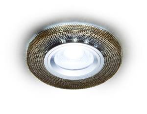 Встраиваемый светильник Ambrella light Standard Spot S290 BK