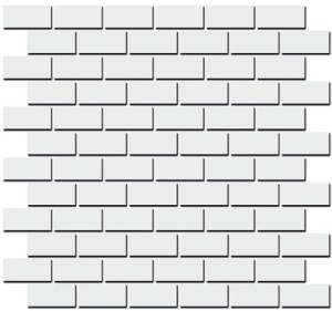 Декор Kerama Marazzi Турнон 191/001 белый матовый мозаичный 32x30