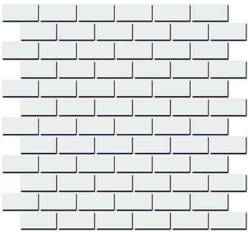 Декор Kerama Marazzi Турнон 191/001 белый матовый мозаичный 32x30