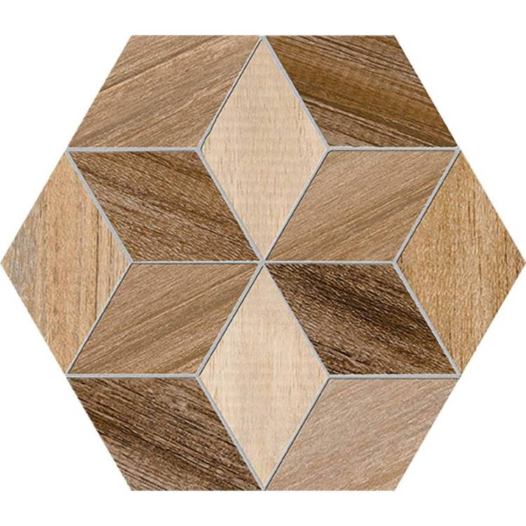 Керамогранит Vives Seine Hexagono Freret Multicolor 23x26.6