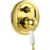Смеситель Migliore Oxford 19181 термостатический, с внутренней частью, золотой