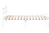 Кровать Tetchair Marco 20683 90x200 металл, белая фото 3