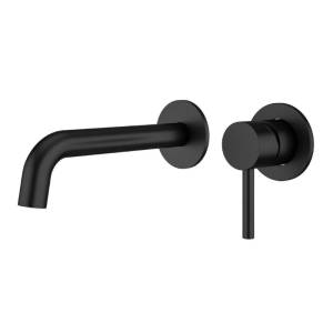 Смеситель для раковины Knotlor Eclipse SS-25/BL встраиваемый, черный