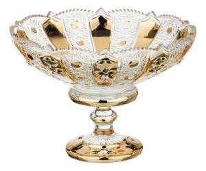 Чаша декоративная Lefard 195-106 Lefard Gold Glass (25x17 см)