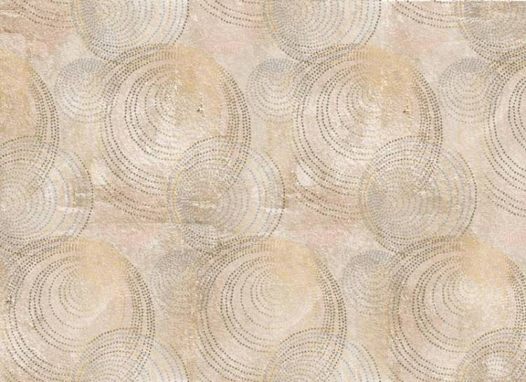 3D Фотообои Artegrafico «Фантазия с золотыми кругами» ID-002 акварель