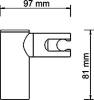 Смеситель для ванны с душем Wasserkraft Donau 5301 фото 12