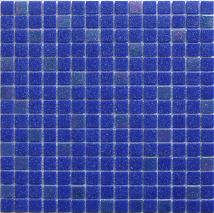 Мозаика NSmosaic Econom series MIX28 стекло темно-синий (сетка) 23x23x4 327x327