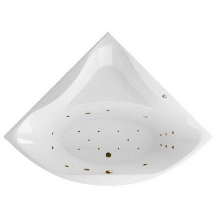 Акриловая ванна Excellent Glamour ULTRA WAEX.GLA15.ULTRA.BR 150x150 бронза