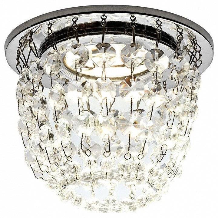 Встраиваемый точечный светильник Ambrella light Crystal K2075 CH/CL