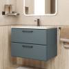 Тумба с раковиной Uperwood Foster New KFosterNEW70g подвесная, серый графит, 70 см фото 5