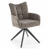 Стул кухонный Halmar K540 V-CH-K/540-KR-POPIELATY серый/черный