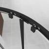 Душевой уголок Veconi Evo 200 B профиль черный матовый, стекло прозрачное, 120х90x195 фото 3