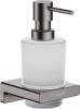 Набор Hansgrohe AddStoris Стакан 41749340 + Дозатор 41745340, шлифованный черный хром фото 2