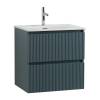 Тумба с раковиной BelBagno UNO-MINI 50 подвесная, Голубой Матовый фото 2