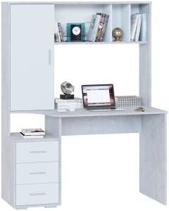 Стол компьютерный Сокол КСТ-16 00-00015593, 4680212015410, 4680212015427 Бетон/Белый