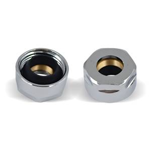 Комплект резьбовых соединений Primoclima Armature PCS15BPC для медной трубы Ø15x3/4”, хром