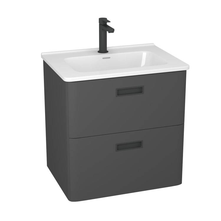 Тумба под раковину Veneciana Tuscany 60 56081 графит матовый