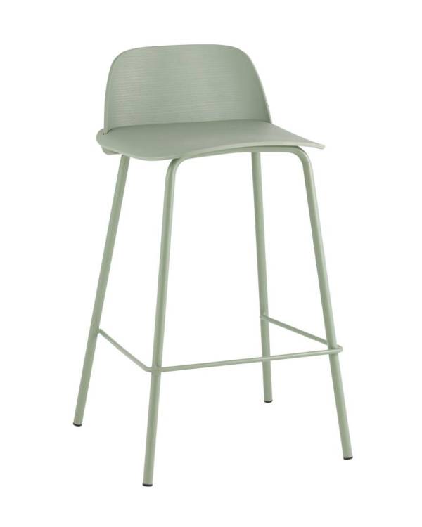 Стул полубарный Stool Group Mist 8063T 65 greyish green 70077 серо-зеленый