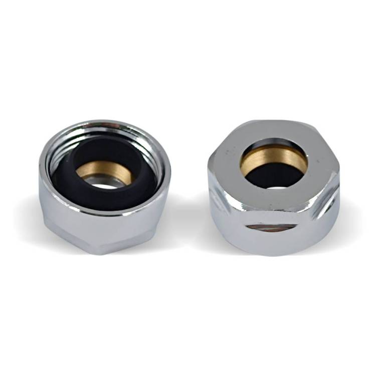 Комплект резьбовых соединений Primoclima Armature PCS15BPC для медной трубы Ø15x3/4”, хром