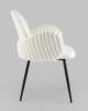 Стул Stool Group Wave Stripes VC006 FL 0917-0006/Fl-100 seat DUAL белый, букле фото 6