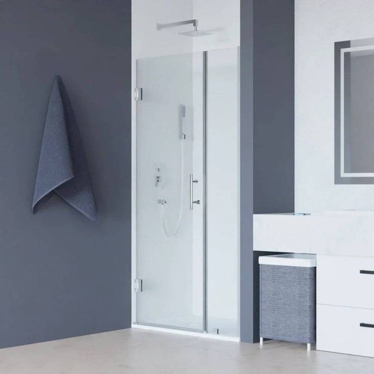 Душевая дверь в нишу RGW Hotel HO-012 1200х1950 профиль хром, стекло прозрачное