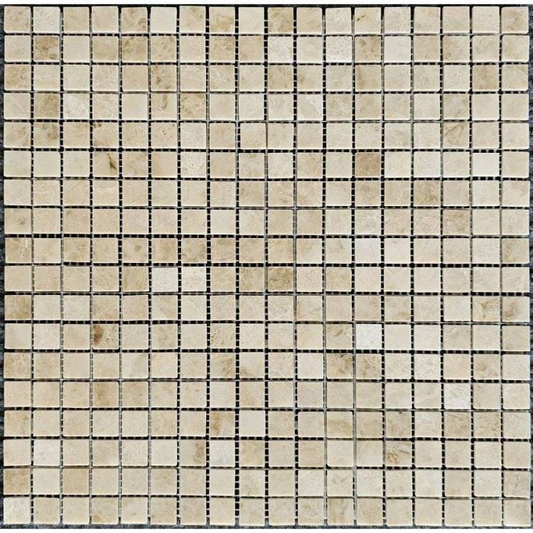 Мозаика Pixel Mosaic Мрамор PIX322 Cappucino Полированная (1.5x1.5) 30.5x30.5