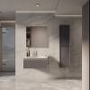 Тумба с раковиной Vincea Elise 800 2 выкатных ящика, серый матовый фото 2