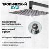 Душевая система Grocenberg GB5089BL-3 без излива, черный фото 11