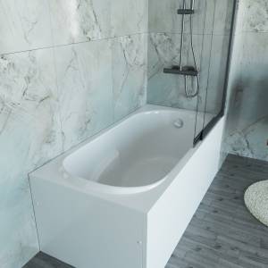 Акриловая ванна Vincea VBT-2A150-LG с ножками, белая, 150x75x47