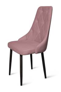 Стул Арника Граф 00-00273164 черный матовый Томми 14 пыльная роза