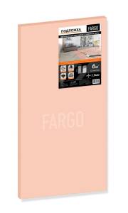 Подложка Fargo под виниловый ламинат SPC, WPC и LVT 1000x500x1.5
