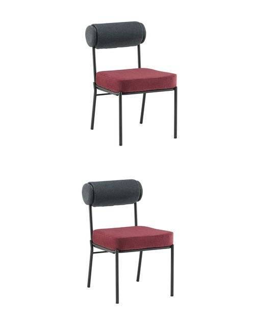 Набор из 2 стульев Stool Group Ponpoun Totoro OTE-SH 460+241 bl.l X2 темно-серый бордо