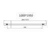 Душевой уголок Vincea Slim VSR-4SLP9010CLB профиль черный, стекло прозрачное, 100x90x195 фото 4