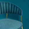 Стул Bradex Home Turin FR 0160, бирюзовый с золотыми ножками фото 11