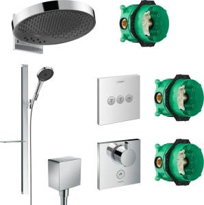 Душевой комплект Hansgrohe Rainfinity 360 (3 jet) 26234000 + 27671000 + 26455000 + 15761000 + 15764000